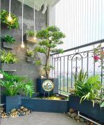 tiểu cảnh ban công chung cư