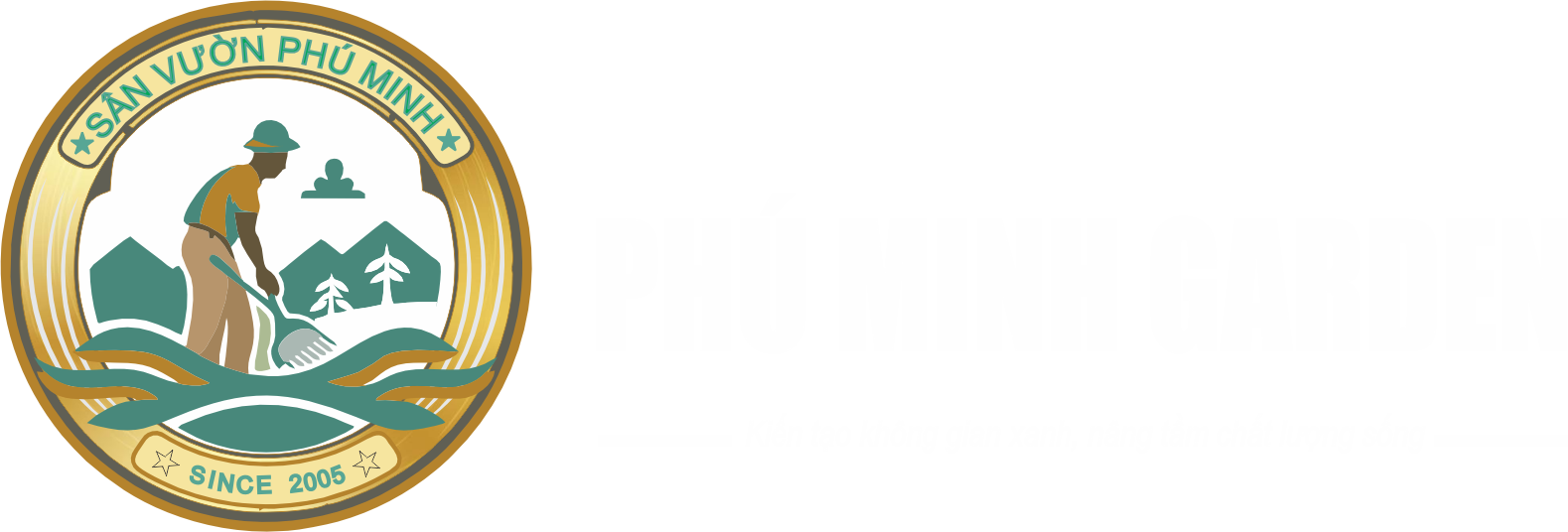 logo sân vườn phú minh menu