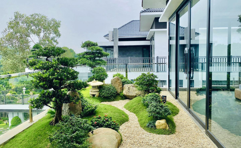 Thiết kế thi công tiểu cảnh tầng thượng