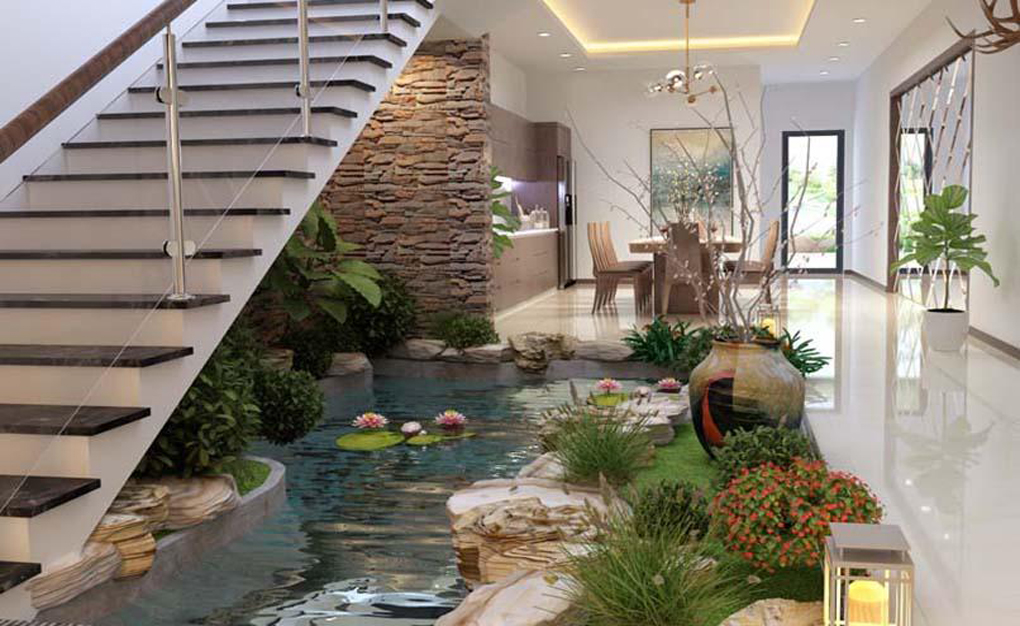 Thiết kế thi công tiểu cảnh trong nhà
