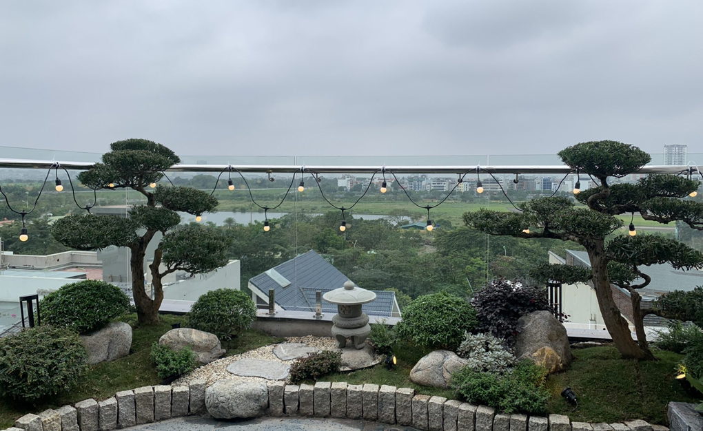 Thiết kế tiểu cảnh sân thượng