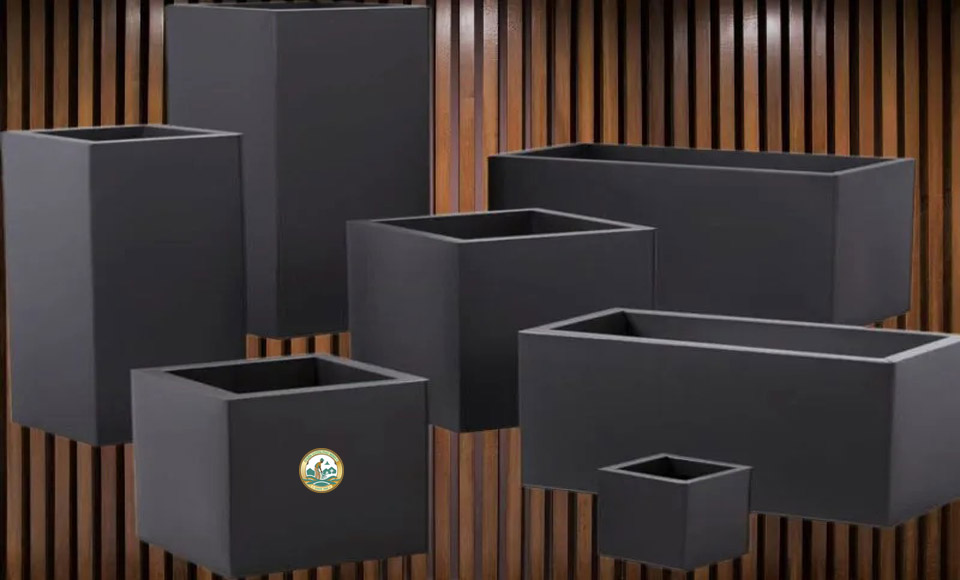 bán chậu composite hình vuông