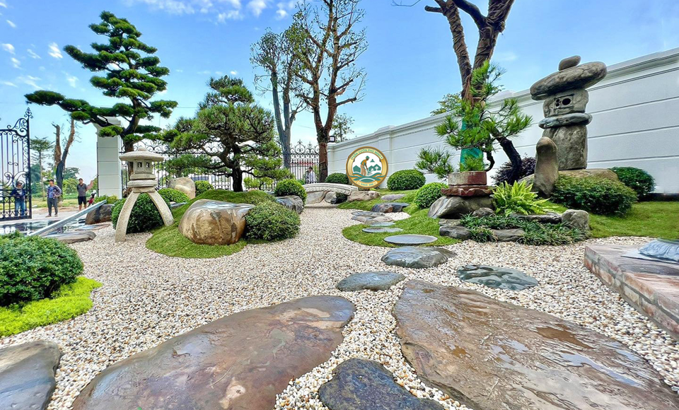 đá sân vườn trang trí