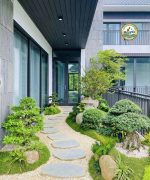 thiết kế tiểu cảnh sân thượng