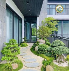 thiết kế tiểu cảnh sân thượng