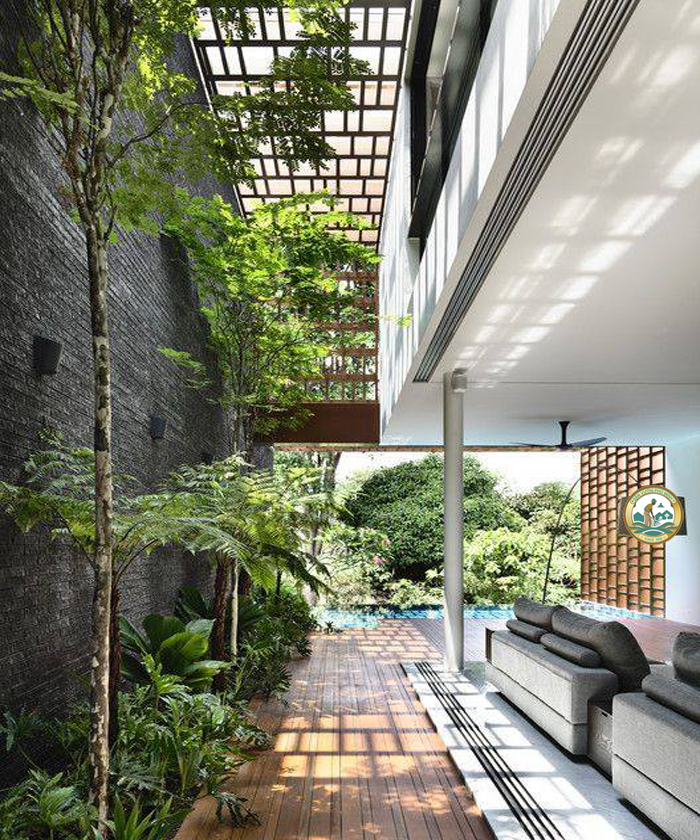 Tiểu cảnh trong nhà sân vườn phú minh