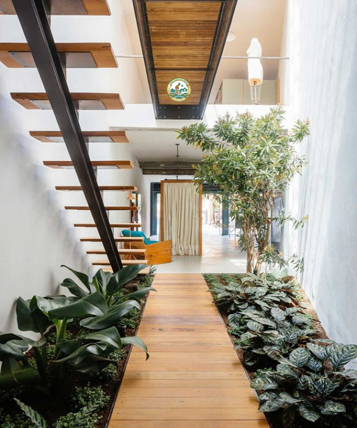 Tiểu cảnh nước gầm cầu thang