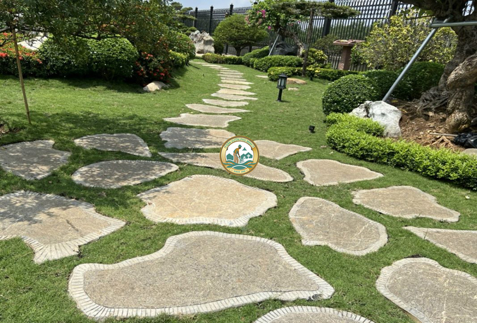 bán đá bước dạo sân vườn