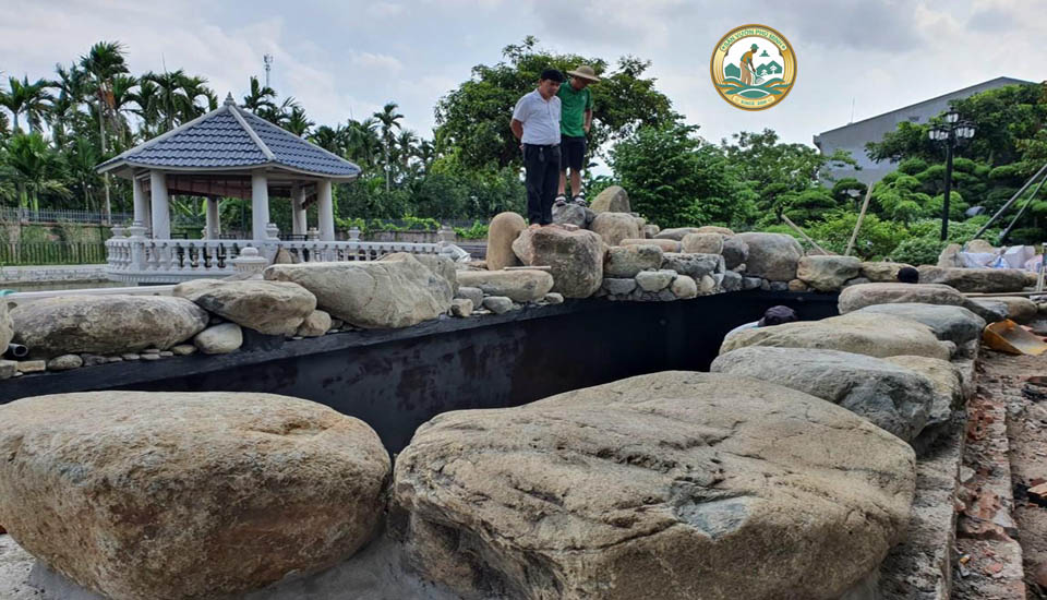 đá cuội sân vườn hà nội