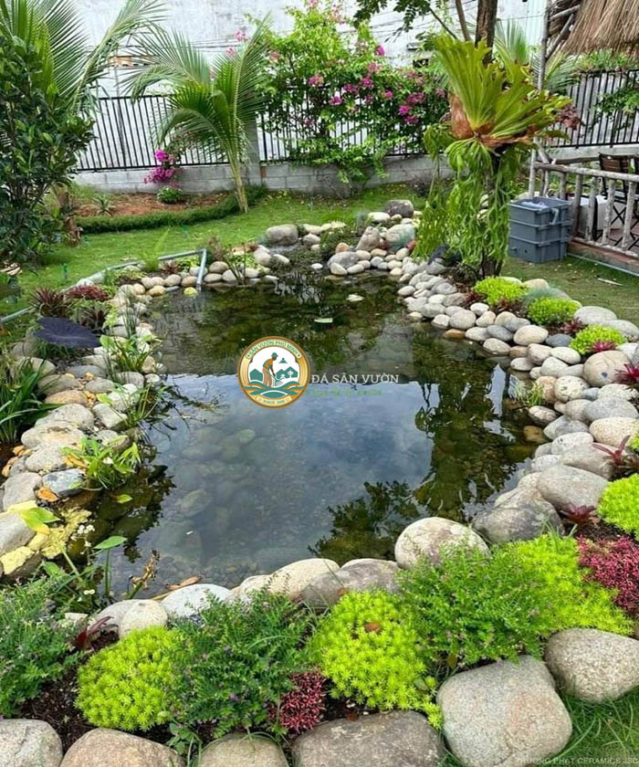 đá cuội tiểu cảnh