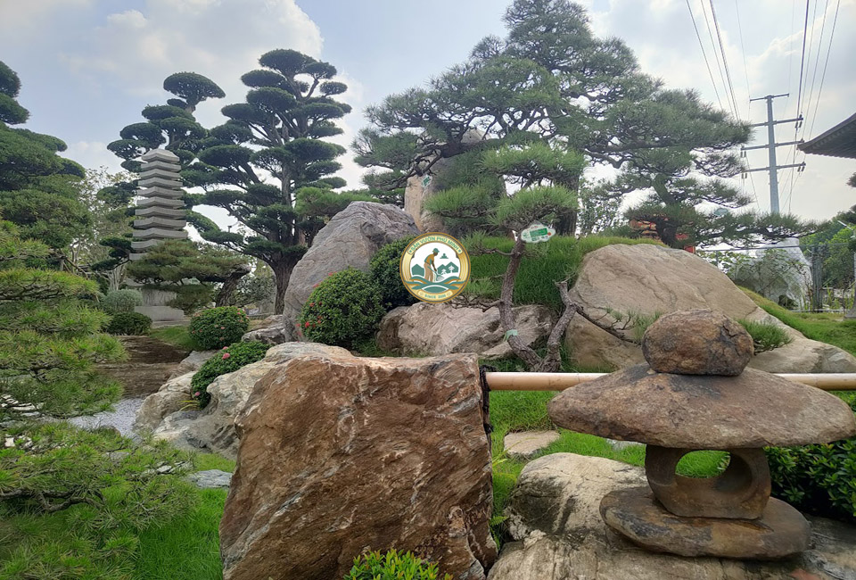 đá tảng cảnh sân vườn Hà Nội