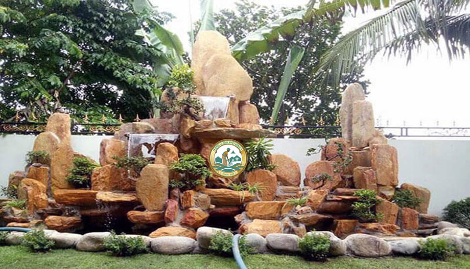 đá thạch anh trang trí tiểu cảnh