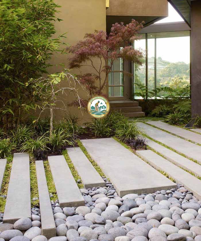 đá trang trí tiểu cảnh sân vườn