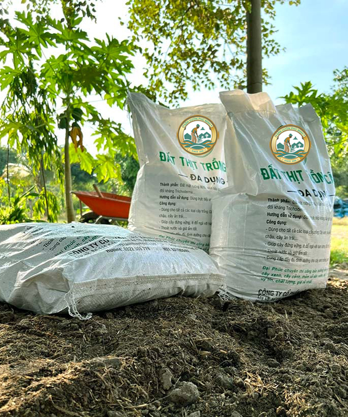 đất sạch trồng cây