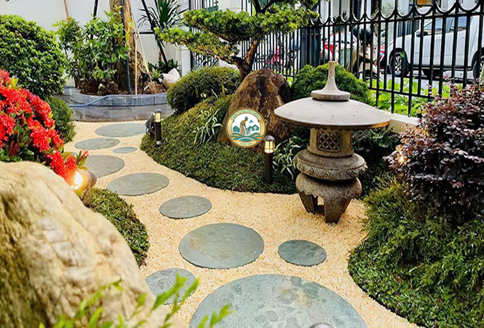 đèn đá trang trí sân vườn