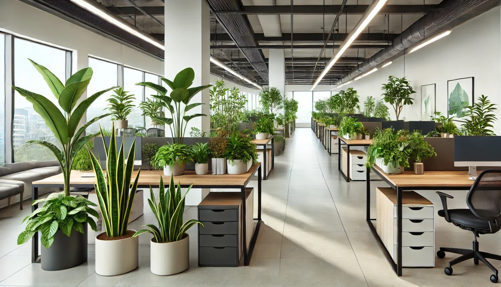 Cho thuê cây cảnh văn phòng tại Hai Bà Trưng