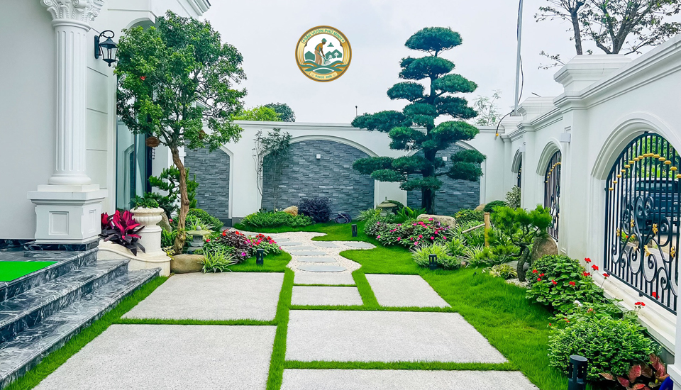 Dịch vụ thiết kế sân vườn Biệt thự