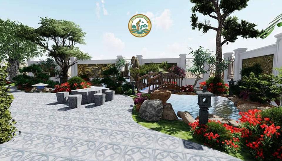 Thi công Sân vườn tại Hoài Đức