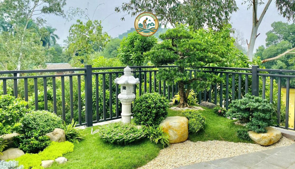 Thi công tiểu cảnh Sân vườn tại Hòa Lạc, Thạch thất