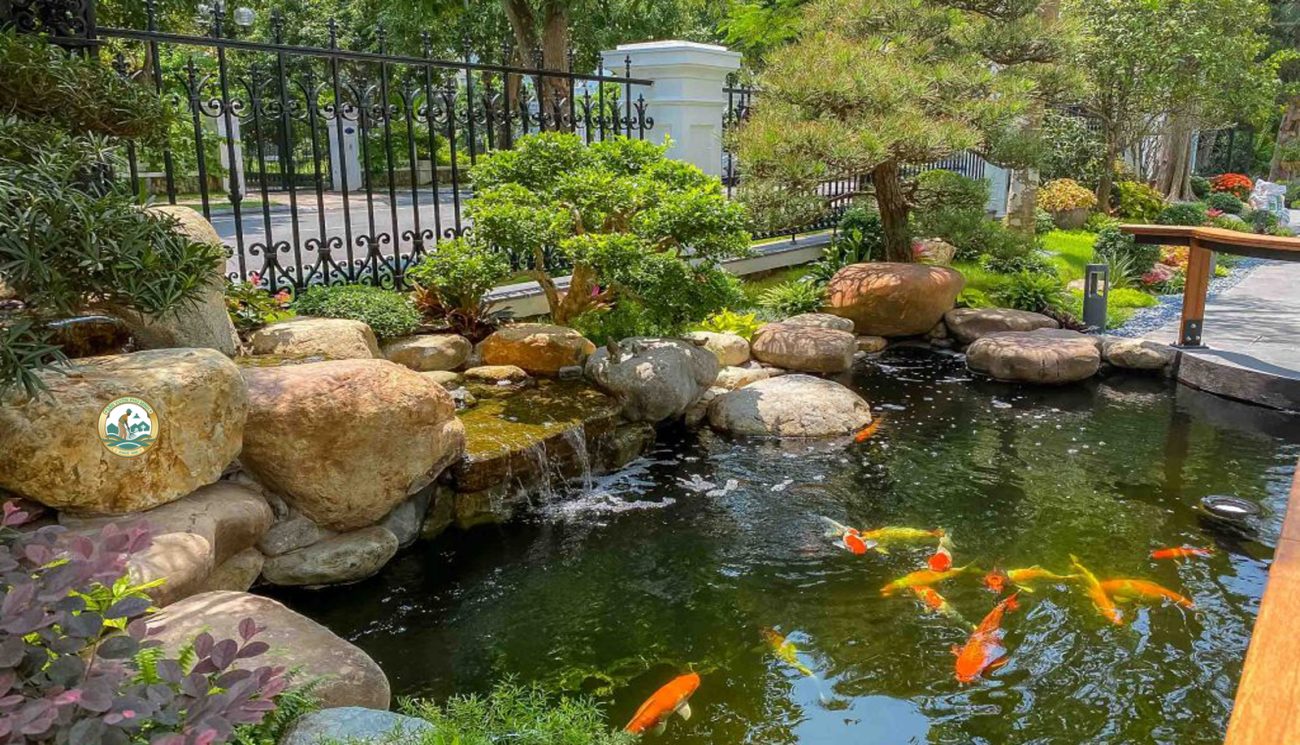 Thi công tiểu cảnh Sân vườn tại Thái Nguyên