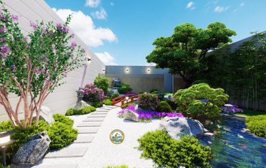 Thiết kế Cảnh Quan Sân vườn tại Long Biên