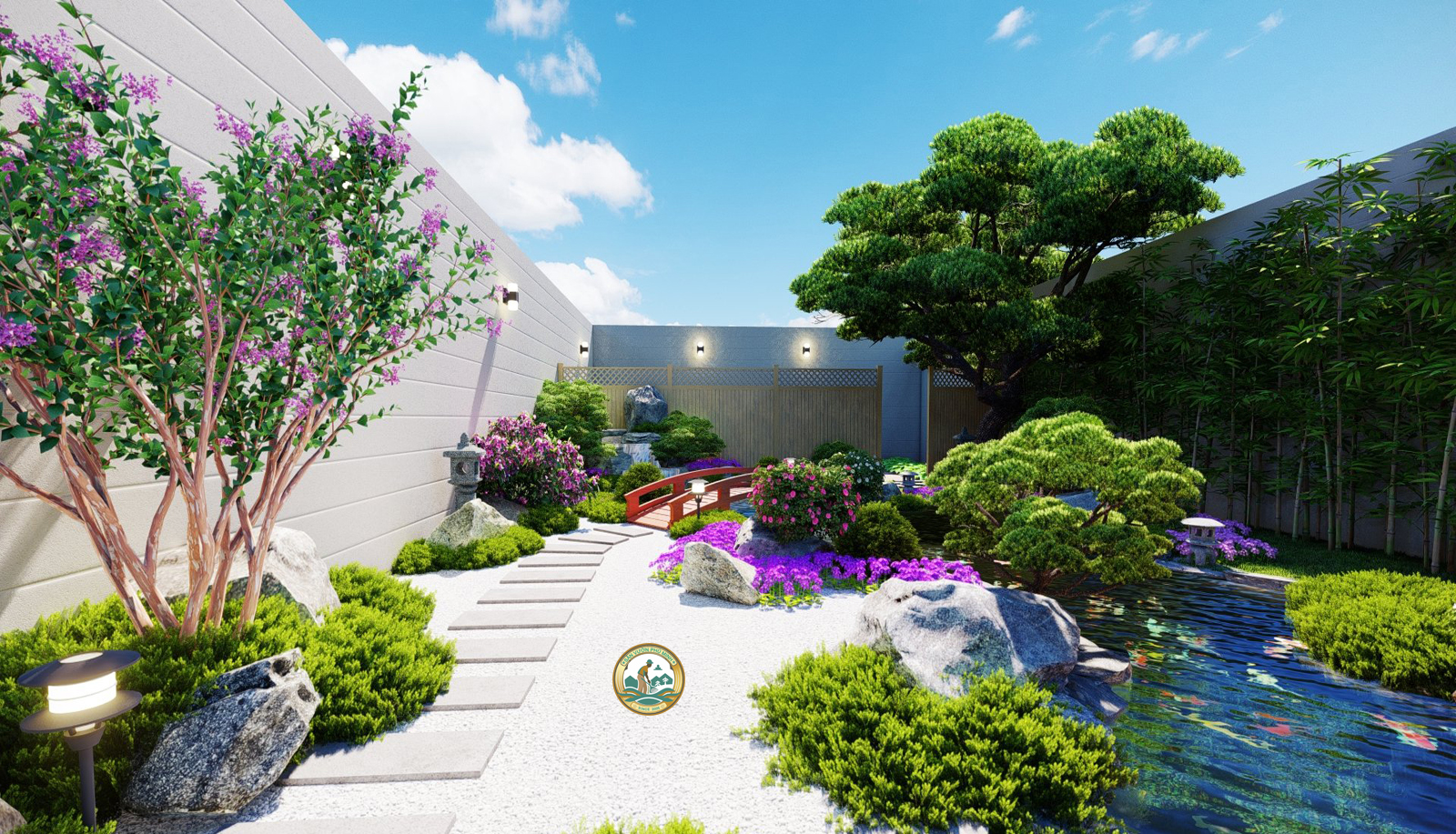 Thiết kế Cảnh Quan Sân vườn tại Long Biên