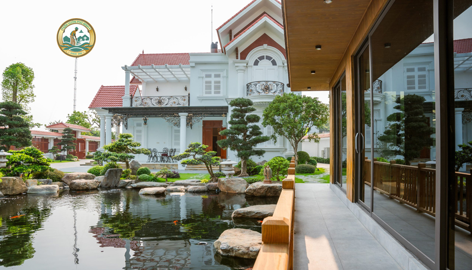 Thiết kế sân vườn Biệt thự