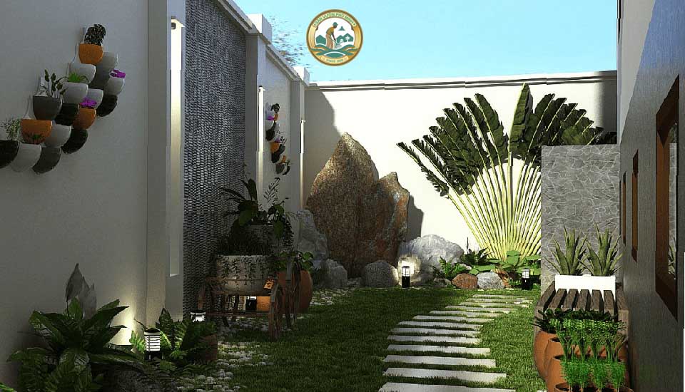 Thiết kế Sân vườn tại Hoàn Kiếm