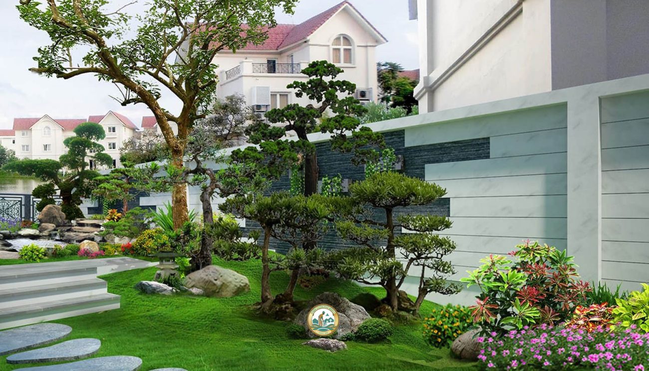 Thiết kế Sân vườn tại Ninh Bình