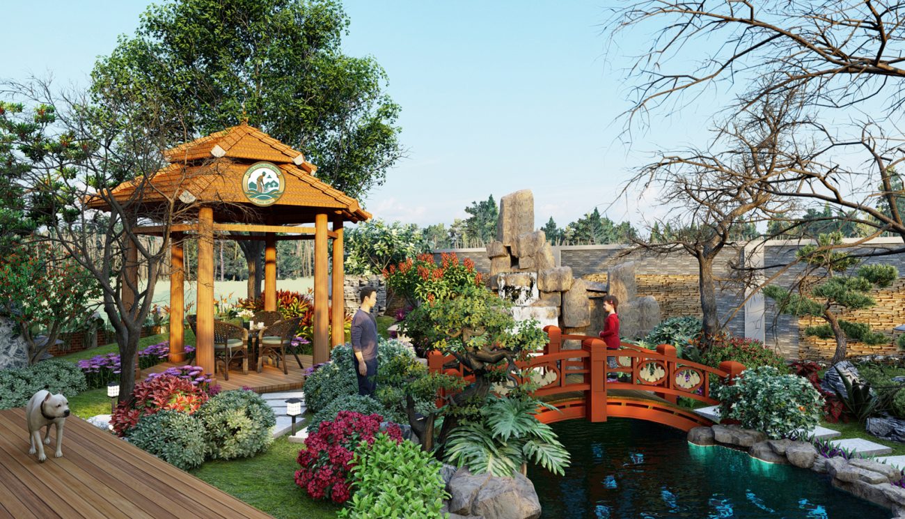 Thiết kế Sân vườn tại Thanh Trì