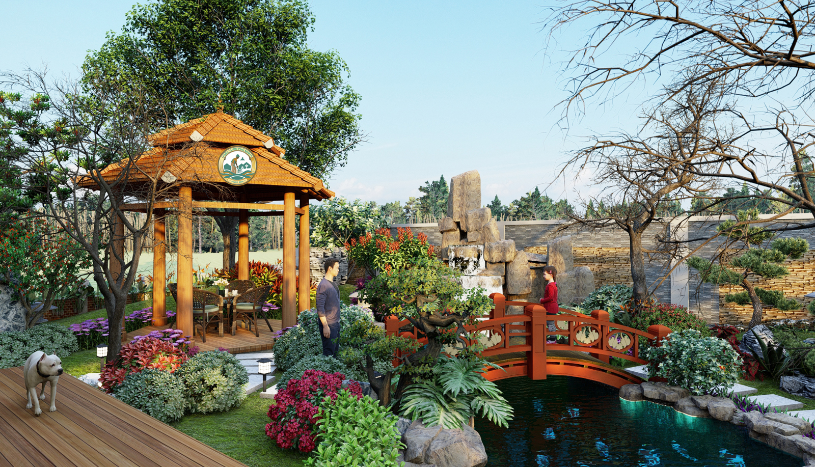 Thiết kế Sân vườn tại Thanh Trì