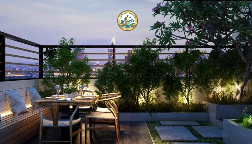 Thiết Kế Sân Vườn Tầng Thượng tại Hà Nội
