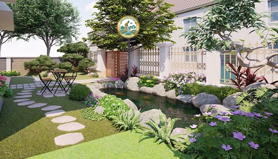 Thiết kế Tiểu cảnh Sân vườn tại Ba Đình