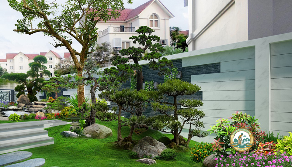 Thiết kế Tiểu cảnh Sân vườn tại Thanh Trì