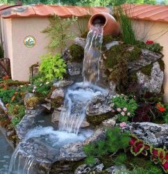 tiểu cảnh thác nước phong thuỷ