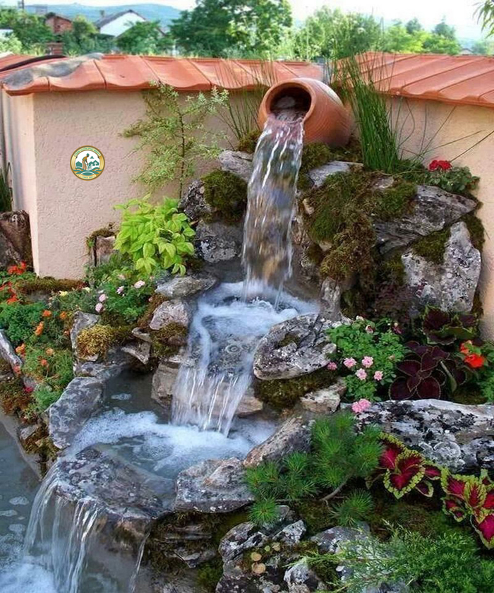 tiểu cảnh thác nước phong thuỷ