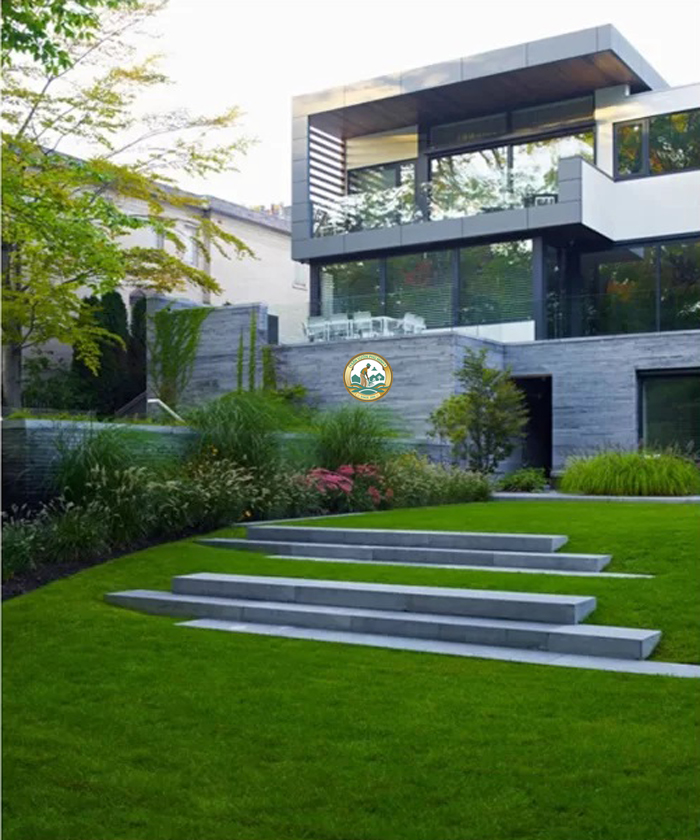 trồng cỏ sân vườn phú minh