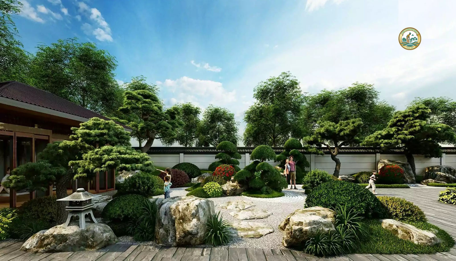 Cảnh Quan Sân vườn tại Hoài Đức