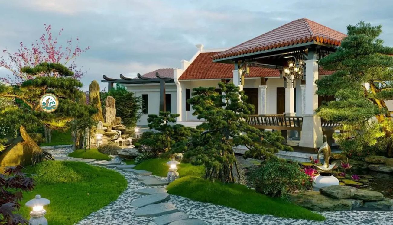 Thi công sân vườn tại Đông Anh