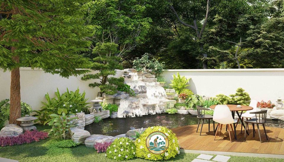 Thi công Sân vườn tại Ninh Bình