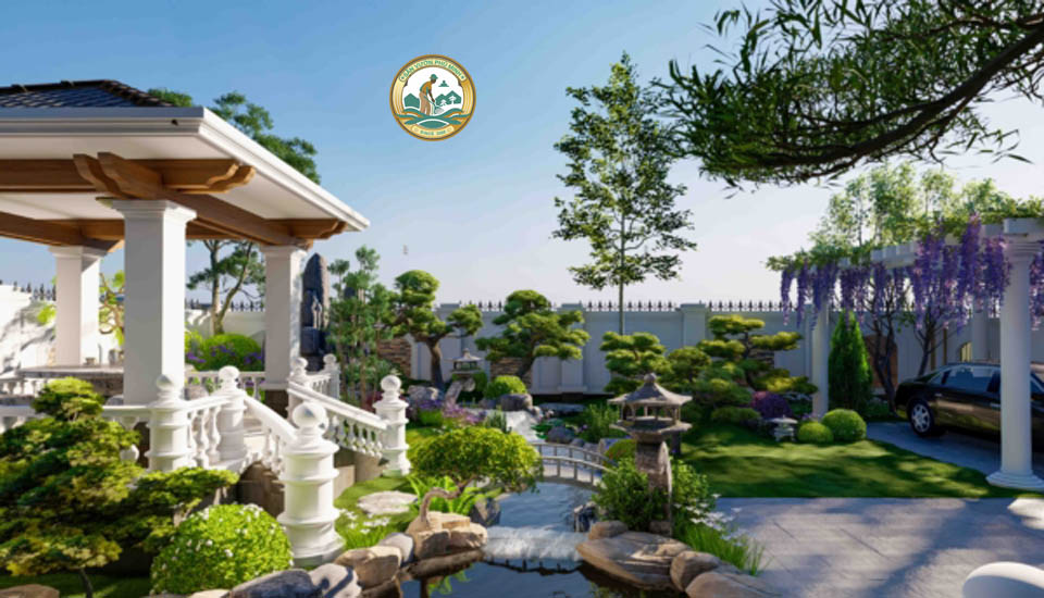 Thi Công tiểu cảnh Sân vườn tại Hoàng Mai