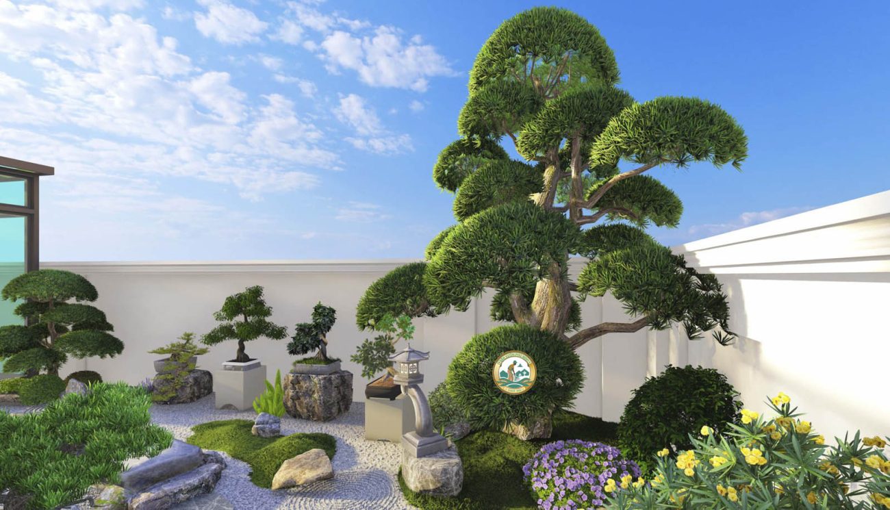 Thiết kế cảnh quan sân vườn tại đống Đa