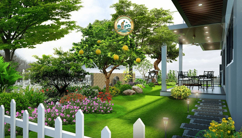 Thiết kế Sân vườn tại Cầu Giấy