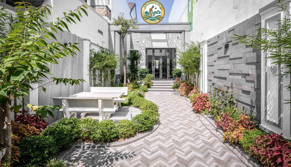 Thiết kế Sân vườn tại Hoàng Mai