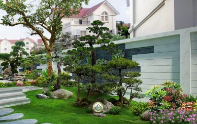 Thiết kế Sân vườn tại Ninh Bình
