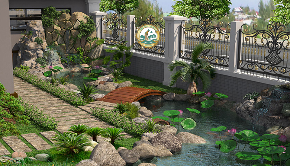 Thiết kế Sân vườn tại Thạch Thất