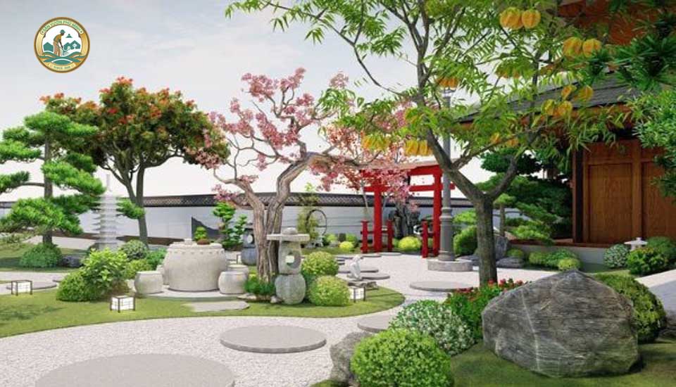 Thiết kế Sân vườn tại Thường Tín