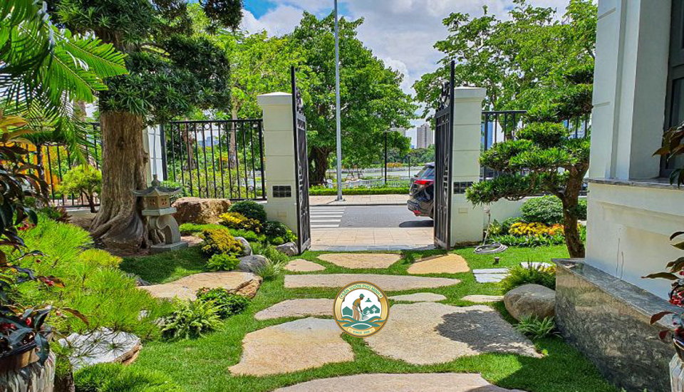 Thiết kế Sân vườn tại Vinhomes Hưng Yên