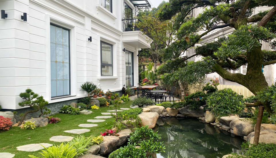 Thiết kế Tiểu cảnh Sân vườn tại Hải Phòng